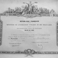 Diplôme du Salon de 1880