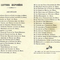 Exposition du 13 au 27/11 1911 au Mans