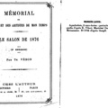 Mémorial du salon de 1876