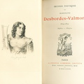 Marceline Desbordes-Valmore - Œuvres poétiques