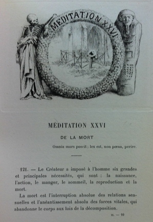 Méditation XXVI : De la mort, avec texte