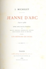 Page de garde de Jeanne d'Arc de Michelet